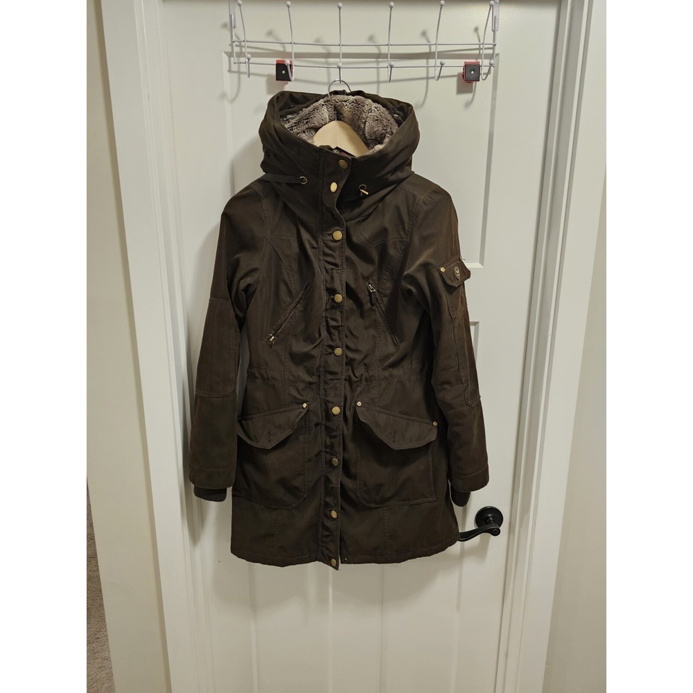 1 Madison Expedition Women's Winter Coat Jacket Parka Brown Size XS HD